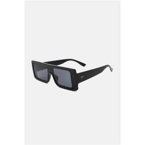 Polycarbonate Frame Rectangle Sunglasses - Picture 11 of 14